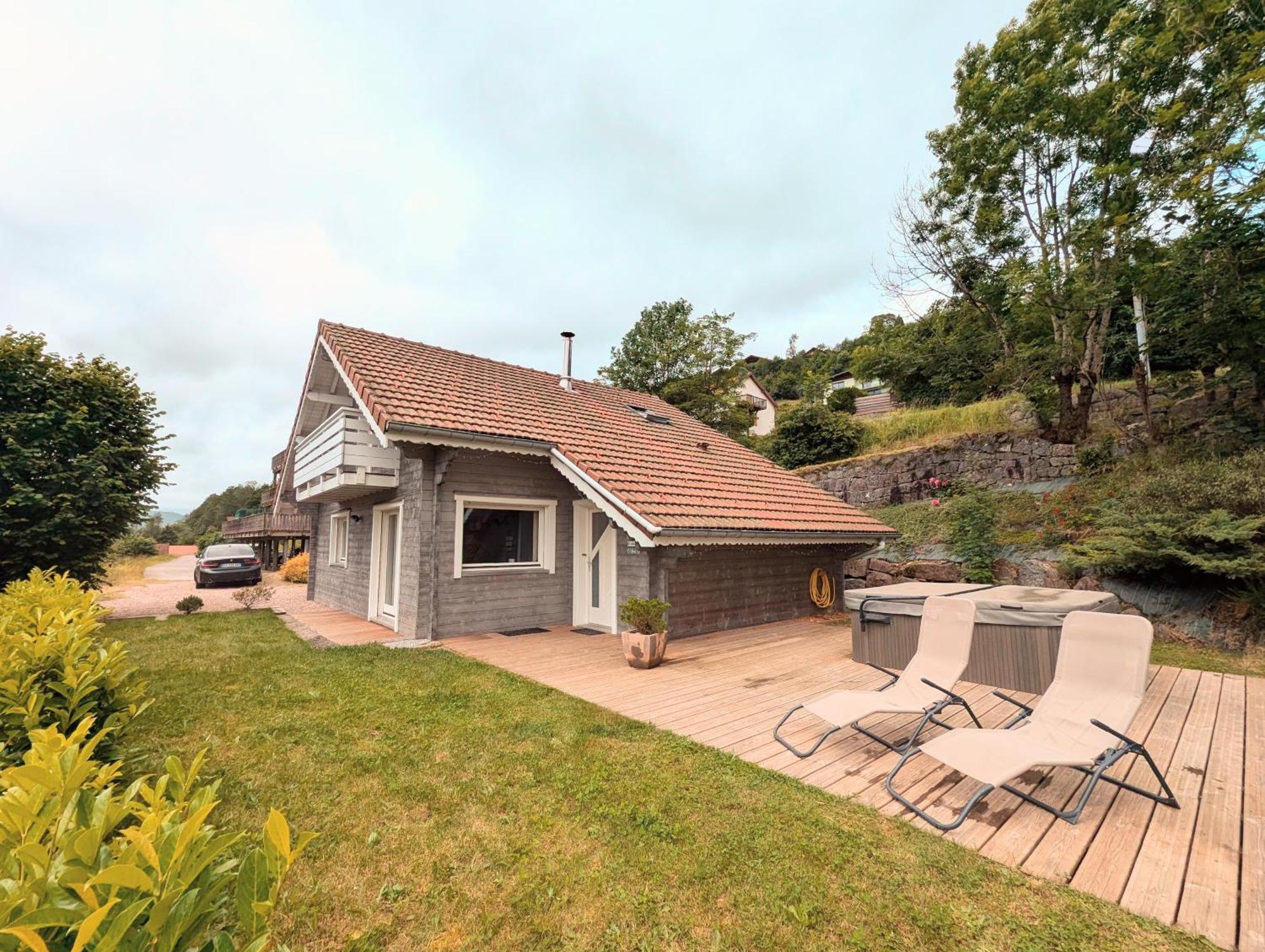 Chalet Sauna Jacuzzi 6 Personnes La Bresse Zewnętrze zdjęcie