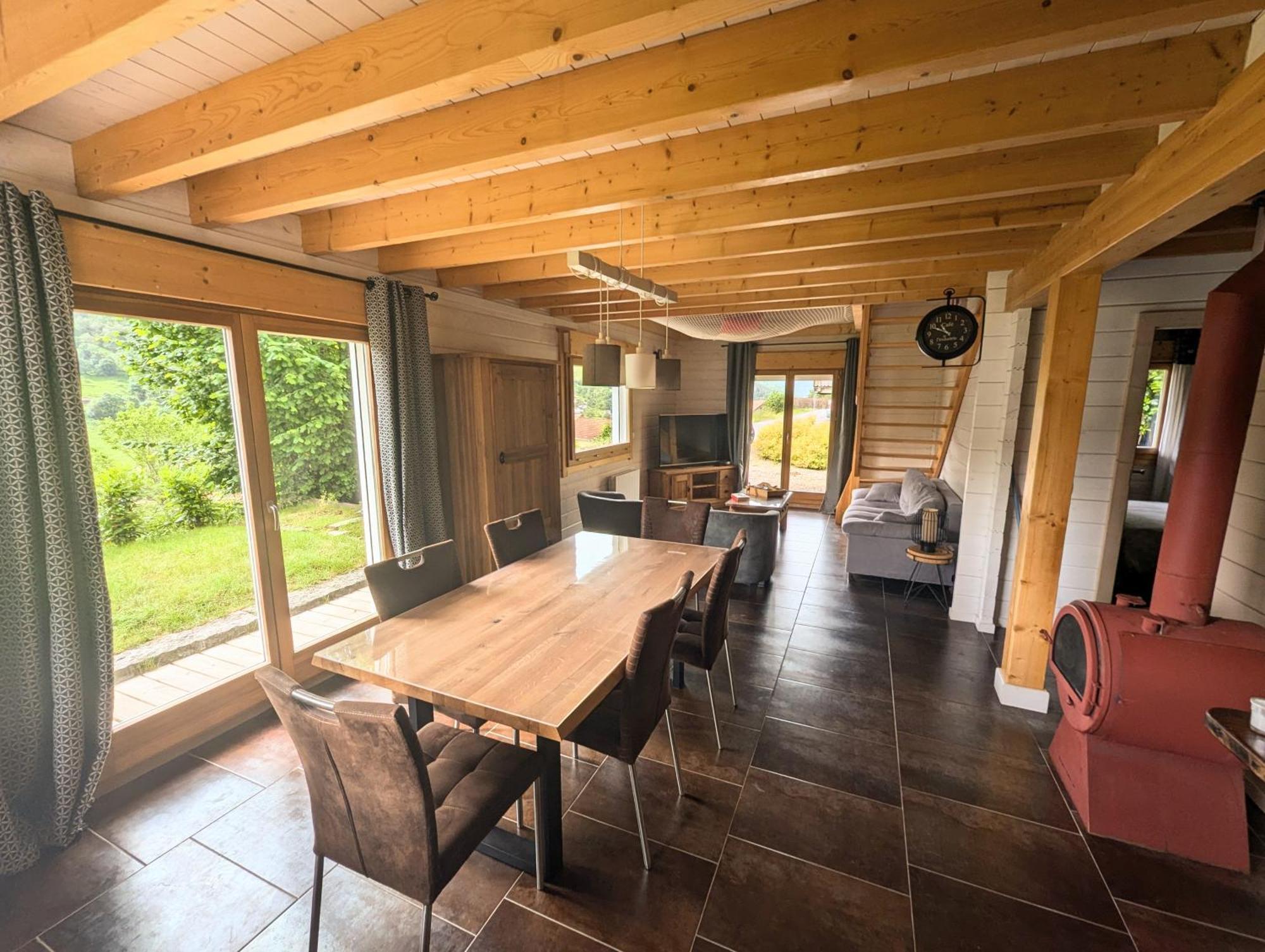 Chalet Sauna Jacuzzi 6 Personnes La Bresse Zewnętrze zdjęcie